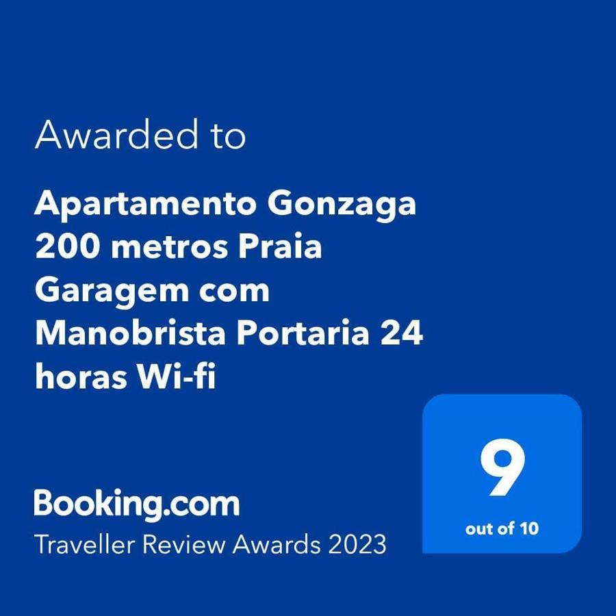 100 Mts Praia Roupa Cama Toalha Banho Wi-Fi Ar Condicionado Portaria 24 Horas Santos Kültér fotó