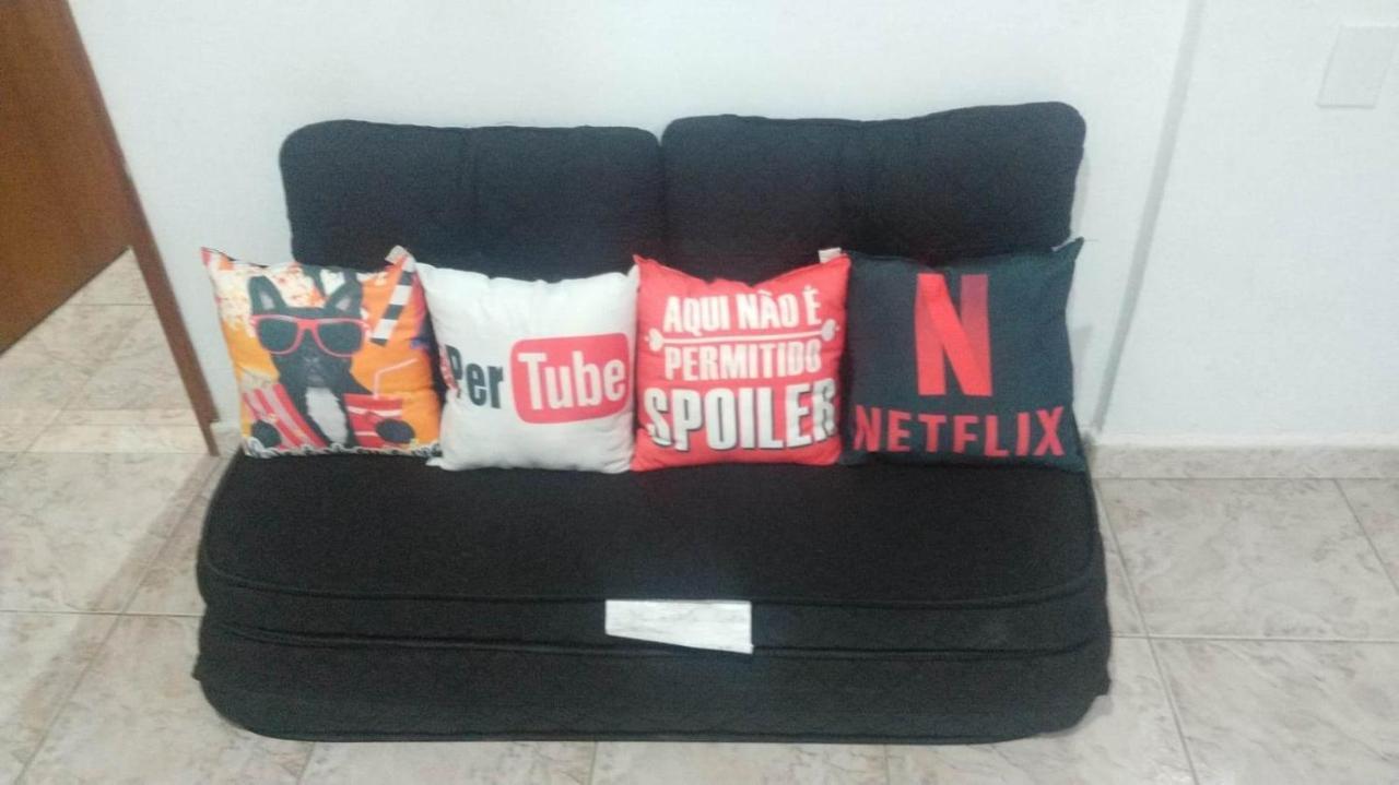 100 Mts Praia Roupa Cama Toalha Banho Wi-Fi Ar Condicionado Portaria 24 Horas Santos Kültér fotó