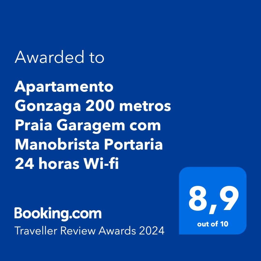 100 Mts Praia Roupa Cama Toalha Banho Wi-Fi Ar Condicionado Portaria 24 Horas Santos Kültér fotó